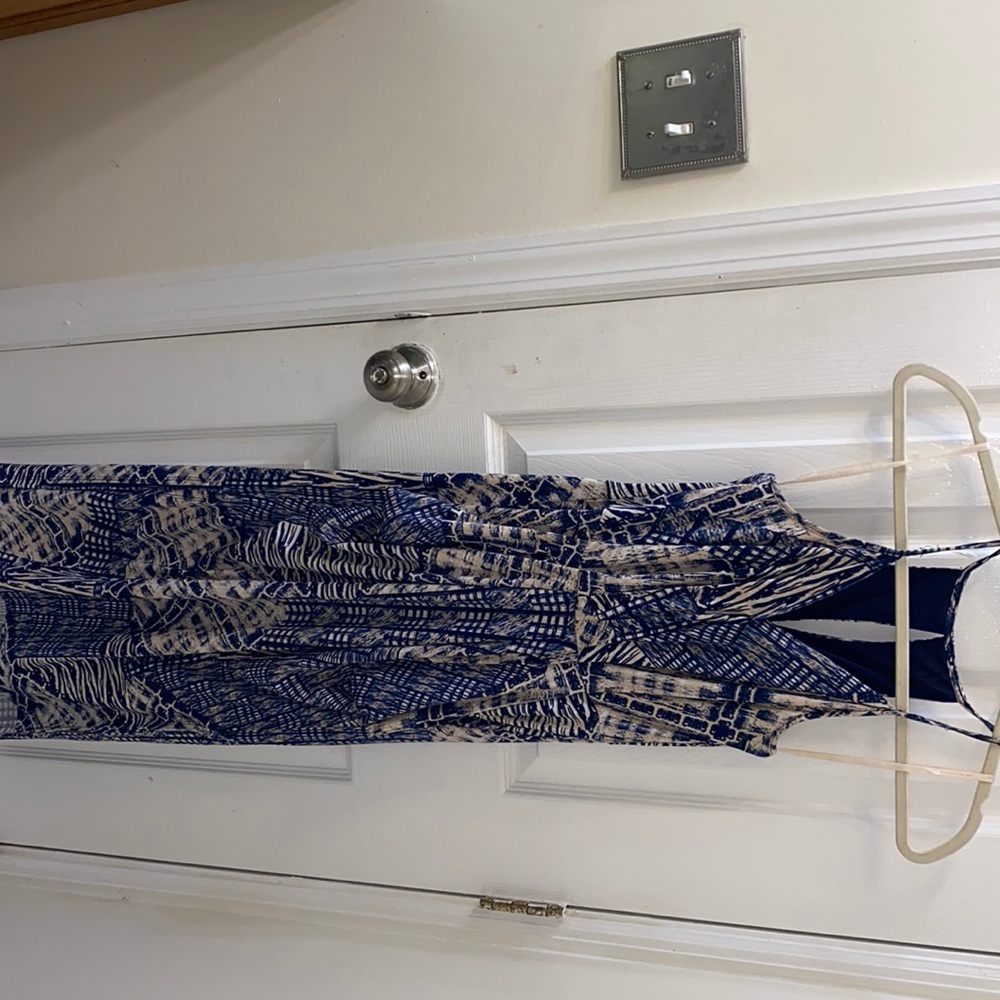Printed maxi dress